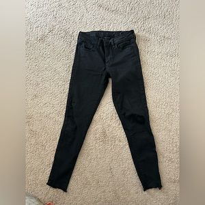 Black midrise skinny Jean American Eagle